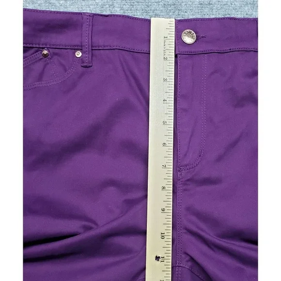 Chicos Jeggings Womens 2.5P Purple Comfort Fit Denim Pants Jeans Casual Stretch - Picture 14 of 16